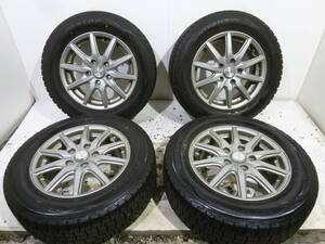 @翌日発送@ノア、ヴォクシー、エスクァイア、ステップワゴン等ホイル付 195/65R15 DUNLOP WINTER MAXX01 4本！F9225