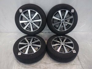 ☆バリ山☆ 4H 100 5.5J +43 15インチ 社外品 ENKEI SMACK アルミホイール タイヤ 175/65R15 BRIDGESTONE 4本