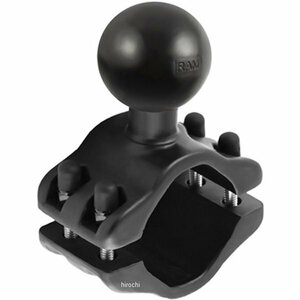 RAM-271U-2 ラムマウント RAM Mounts レールクランプ 1.5インチボール φ51mm-φ63mmのパイプに対応 汎用 黒