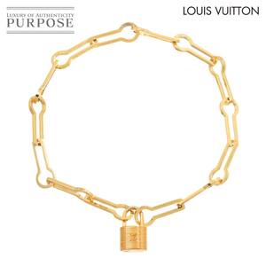 ルイ ヴィトン LOUIS VUITTON パドロック キーチャーム 17cm ブレスレット K18 YG イエローゴールド 750 Bracelet 90260861