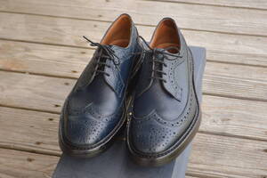 TRICKER’S　ロングウイング　7.5-5　ネイビー　アーバンリサーチ別注　トリッカーズ　バートン