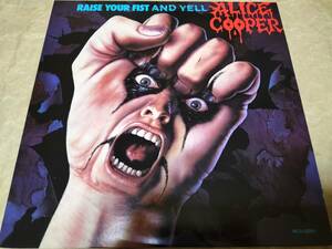 ALICE COOPER☆『RAISE YOUR FIST AND YELL』☆MCA RECORDS☆MCA-42091☆