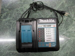 現状品 通電確認済み makita マキタ 急速充電器 充電器 DC18RF 激安1円スタート