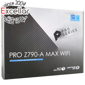 【新品訳あり(箱きず・やぶれ)】 MSI製 ATXマザーボード PRO Z790-A MAX WIFI LGA1700 [管理:1000028396]