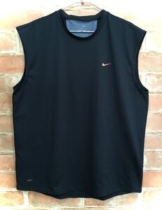 ■NIKE -DRY FIT- メンズ・ランニングシャツ；スリーブレス■size:XL《USED》