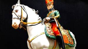 希少！Dresden ドレスデン『騎馬隊』 ヴィンテージ特大フィギュリンコレクション（10702-C）