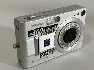 ⑤u782◆CASIO カシオ◆デジタルカメラ EXILIM EX-Z55 エクシリム シルバー デジカメ 未検品 現状渡し