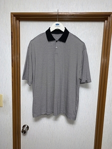 M 美品 24ss SOPHNET. ALBINI ORGANIC BORDER POLO ポロシャツ