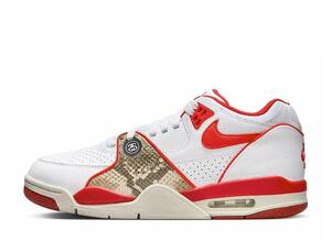 Stussy Nike Air Flight 89 Low SP "White Habanero Red" 27cm FD6475-101