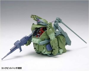 （新品・未組立）ウェーブ 装甲騎兵ボトムズ バーグラリードッグ PS版 1/35スケール 全高約12cm 色分け済みプラモデル BK-230