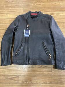 THE FLAT HEAD HORSEHIDE STANDカラーダブルライダースJKT FN-LJ-HW003 BLK 38サイズ