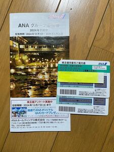 【最新】未使用 ANA アナホールディングス 株主優待券 2枚セット＋ 優待冊子 期限2025年11月30日迄 割引券 発送 定型郵便110円 全日空 ANA