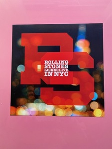 非売品★ローリングストーンズ【リックト・ライヴ・イン・NYC ポスター/ Licked Live In NYC】Rolling Stones