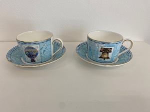 ウェッジウッド/Wedgwood ミレニアムコレクション MILLENNIUM 1997 カップ＆ソーサー 2客セット