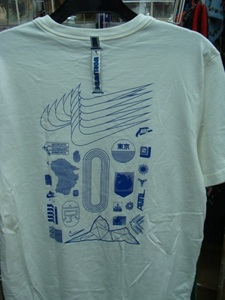 NIKE ナイキ WORLD WIDE 半袖Tシャツ 白 (M)