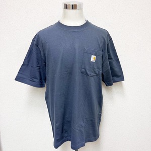 新品 わけあり Carhartt カーハート Ｔシャツ K87 ブルーストーン Lサイズ