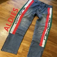 【美品】ALDIES アールディーズ デニムパンツ イタリアンカラー