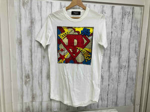 DSQUARED2 S71GD0231 SUPER MEN PALDO 半袖シャツ ディースクエアード ホワイト サイズM