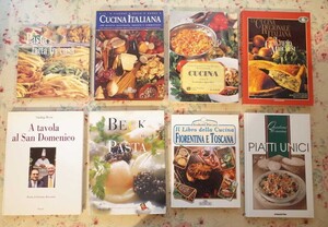 47414/イタリア料理 洋書 8冊セット 洋書 レシピ集 調理技法書 Cucina Regionale Italiana 郷土料理 トスカーナ料理 パスタ料理