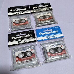 【未開封4本】★Panasonic★マイクロカセットテープ★ MC-90・60・30★⑦