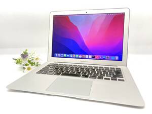 【良品 13.3インチ】Apple MacBook Air(13-inch, 2017) A1466 Core i5(5350U)/1.8GHz RAM:8GB/SSD:256GB Monterey 動作品