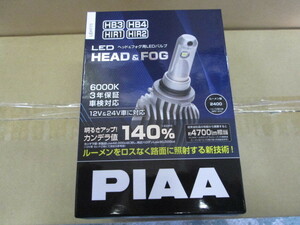 新品 未使用 ヘッドライト/フォグライト用 PIAA T-PF ロングビ-ム LEH111 LEDバルブ HB3 HB4 HIR1 HIR2 6000K no2