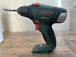 「B22_28」BOSCH 18Vリチウムイオン バッテリードライバードリル PSR18LI-2H 本体のみ 通電簡単短期動作確認のみ 現状出品