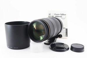 【実用美品】Nikon ニコン AF VR ED 80-400 F4.5-5.6 D レンズ #289-1