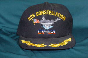 USS CONSTELLATION CV-64 コンスタレーション キャップ　実物