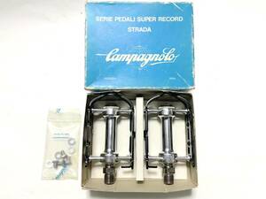 ★新品箱付 CAMPAGNOLO SUPER RECORD ペダル チタンシャフト カンパニョーロ スーパーレゲロ 検 CINELLI BIANCHI COLNAGO ROSSIN DE ROSA★