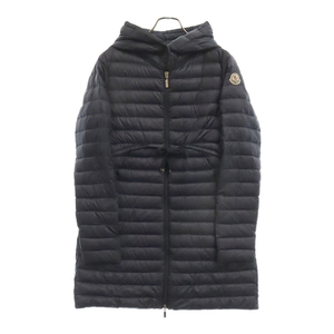 MONCLER モンクレール BARBEL バーベル ジップアップ フーディ ダウンコート ネイビー レディース 510934931299