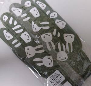 2022 日本製 CUNE キューン 手袋 WORK GLOVES『軍手』2022年指ver. OLIVE 全長約24cm※未開封品/未使用品/商品タグ付き/デッドストック