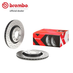 brembo ブレンボ エクストラブレーキローター フロント用 アウディ A3 (8L) 8LAGN 8LAPG H10.1～H15.8 20バルブ NA 1.8L