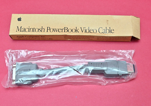 【新品：Macintosh PowerBook Video Cable パワーブック ビデオケーブル】 