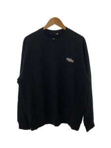 THE NORTH FACE◆NEVER STOP ING CREW_ネバーストップアイエヌジークルー/XL/ポリエステル/BLK//