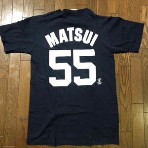 ★MLB Tシャツ★MAJESTIC マジェスティック ★HIDEKI MATSUI 松井 秀喜 NEW YORK YANKEES ニューヨーク ヤンキース★S SMALL★