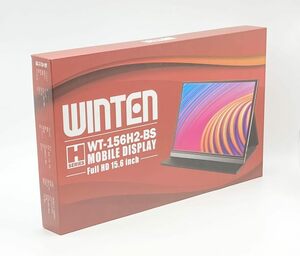 モバイルモニター フルHD 15.6インチ WT-156H2-BS iPhone 15対応 WINTEN USB Type-C HDMI