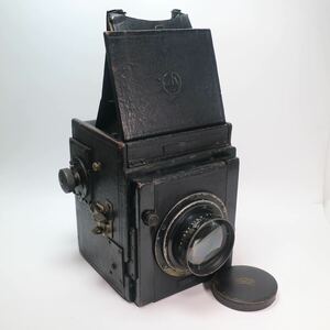 10) 蛇腹カメラ THORNTON PICKARD イングランド 大判カメラ Carl Zeiss Jena 1:2,7 f=16,5cm