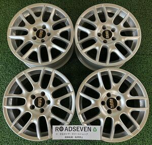 ★BBS CV002 GERMANY 17インチ 112/5H ★17×7.5J +48 PCD112 5穴 ハブリング付/内径:約57.1mm 4本Set アルミホイール 中古 ★送料無料