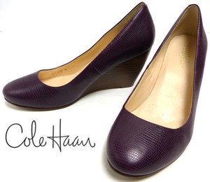 コールハーン/COLE HAAN レザーヒール/ パンプス / ウェッジソール 5B(22cm相当)(レディース)2h-1-049