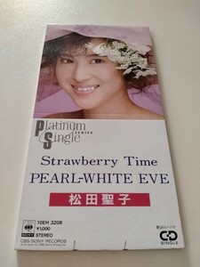 貴重! 8cmCD シングル CD 松田聖子 Strawberry Time / PEARL-WHITE EVE