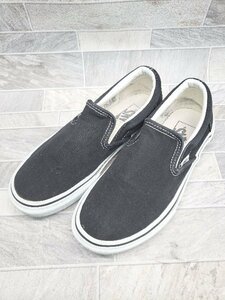 ◇ VANS ヴァンズ スリッポン スニーカー シューズ サイズ22cm ブラック レディース P