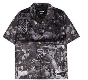 送料無料 XS Jordan A ma maniere Satin Button Up ジョーダン x ア マ マニエール サテン ボタンアップ shirt シャツ