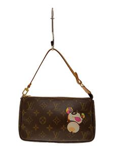 LOUIS VUITTON◆ポシェット・アクセソワール_モノグラム・パンダ_BRW/PVC/BRW