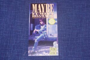 〇〆久松史奈　MAYBE　CD SINGLE盤