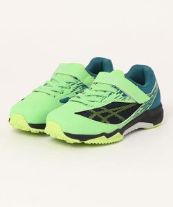 「ASICS」 ローカットスニーカー 22.5cm グリーン レディース