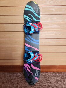 BURTON 子供用スノーボード ３点セット バインディング・リグレットリール付 CHOPPER SAFARI 100 GROM YOUTH　中古