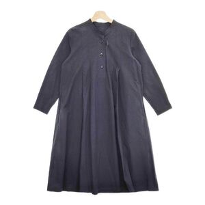 5-0106M∞MARGARET HOWELL COTTON POPLIN 578-7258001 コットンドレス ワンピース ブラック系 マーガレットハウエル 252278