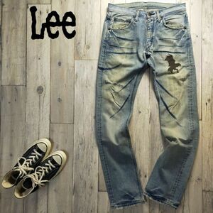 ☆Lee RIDERS リー ライダース☆USED 刺繍加工 デニム Size（M) S1178