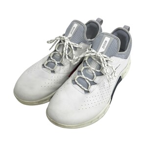 【1円】ecco エコー 2022年モデル 13040457876 BIOM C4 スパイクレスゴルフシューズ ホワイト系 44 EU [240001989380]